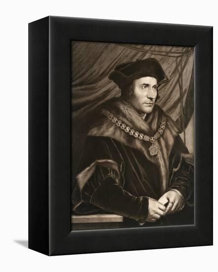 Sir Thomas More, 1527-Hans Holbein the Younger-Framed Premier Image Canvas