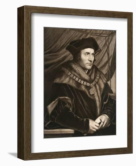 Sir Thomas More, 1527-Hans Holbein the Younger-Framed Giclee Print