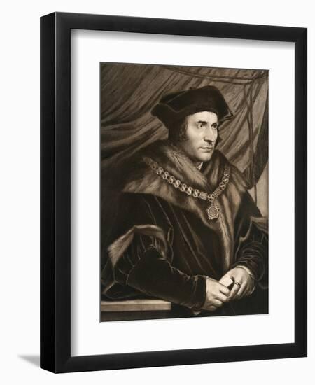 Sir Thomas More, 1527-Hans Holbein the Younger-Framed Giclee Print