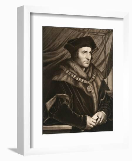 Sir Thomas More, 1527-Hans Holbein the Younger-Framed Giclee Print