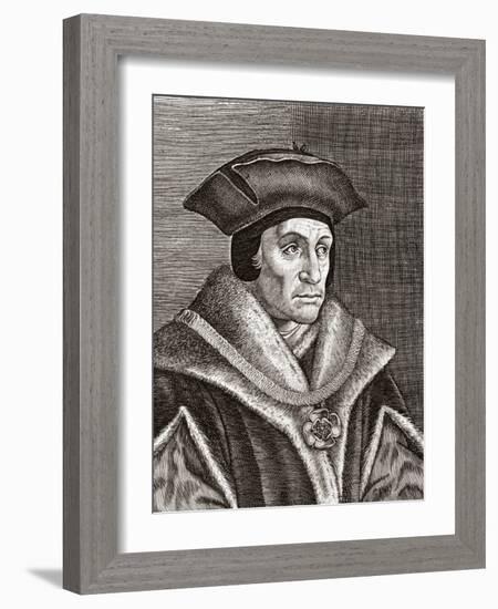 Sir Thomas More, English Statesman-Middle Temple Library-Framed Photographic Print