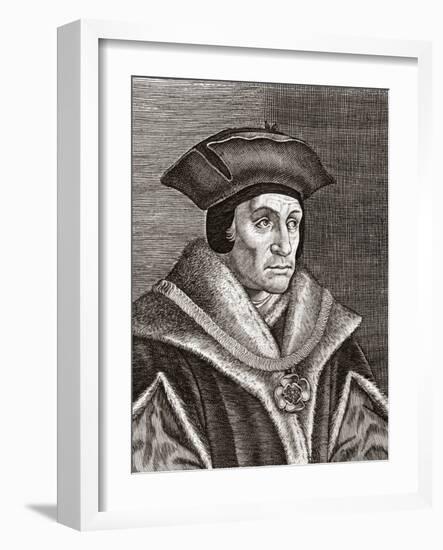 Sir Thomas More, English Statesman-Middle Temple Library-Framed Photographic Print