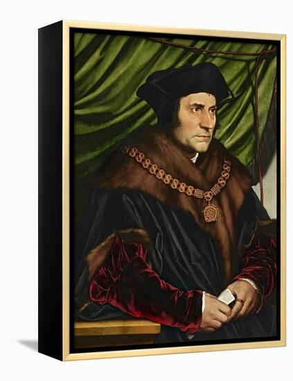 Sir Thomas More-Hans Holbein the Younger-Framed Premier Image Canvas