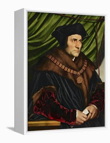 Sir Thomas More-Hans Holbein the Younger-Framed Premier Image Canvas