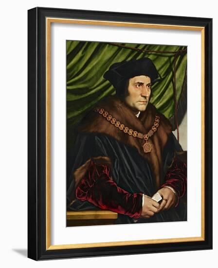 Sir Thomas More-Hans Holbein the Younger-Framed Giclee Print