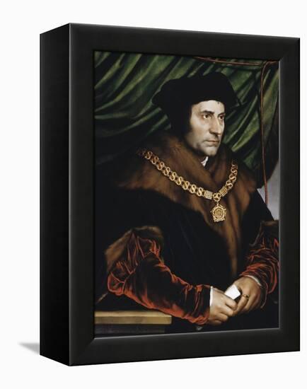 Sir Thomas More-Hans Holbein the Younger-Framed Premier Image Canvas