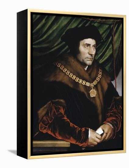 Sir Thomas More-Hans Holbein the Younger-Framed Premier Image Canvas