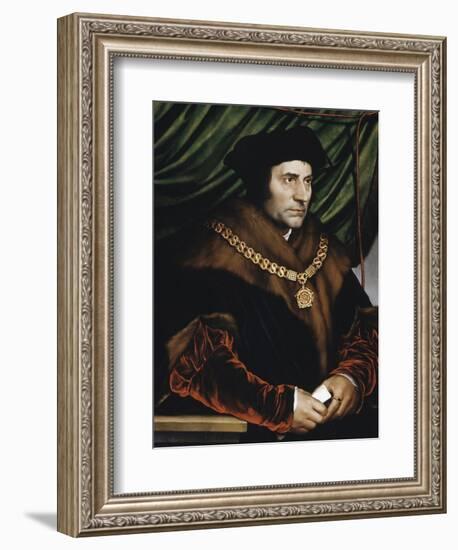 Sir Thomas More-Hans Holbein the Younger-Framed Giclee Print