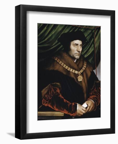 Sir Thomas More-Hans Holbein the Younger-Framed Giclee Print