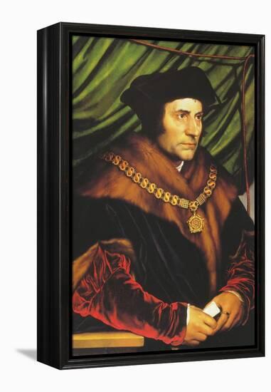 Sir Thomas More-Hans Holbein the Younger-Framed Stretched Canvas