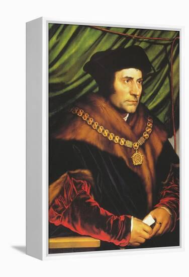 Sir Thomas More-Hans Holbein the Younger-Framed Stretched Canvas