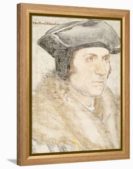 Sir Thomas More-Hans Holbein the Younger-Framed Premier Image Canvas