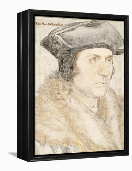 Sir Thomas More-Hans Holbein the Younger-Framed Premier Image Canvas