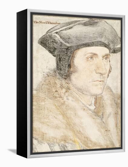 Sir Thomas More-Hans Holbein the Younger-Framed Premier Image Canvas