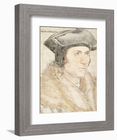 Sir Thomas More-Hans Holbein the Younger-Framed Giclee Print