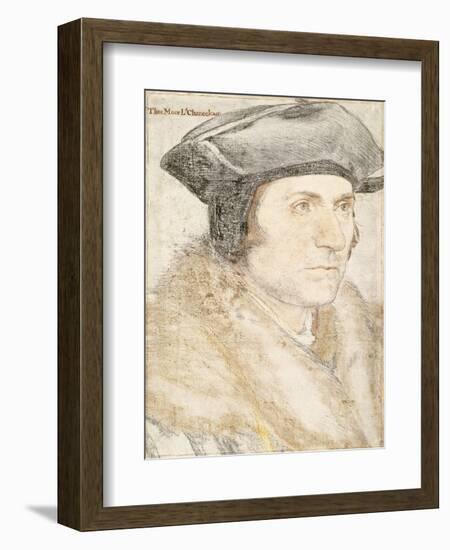 Sir Thomas More-Hans Holbein the Younger-Framed Giclee Print