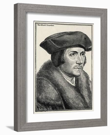 Sir Thomas More --Hans Holbein the Younger-Framed Giclee Print