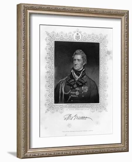 Sir Thomas Munro (1761-182), Scottish Soldier and Statesman, 19th Century-Henry Meyer-Framed Premium Giclee Print