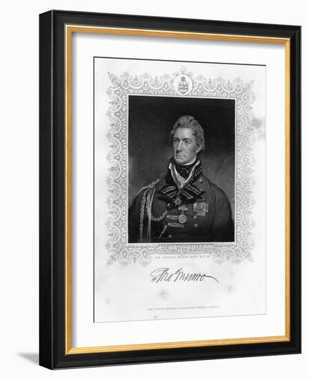 Sir Thomas Munro (1761-182), Scottish Soldier and Statesman, 19th Century-Henry Meyer-Framed Premium Giclee Print