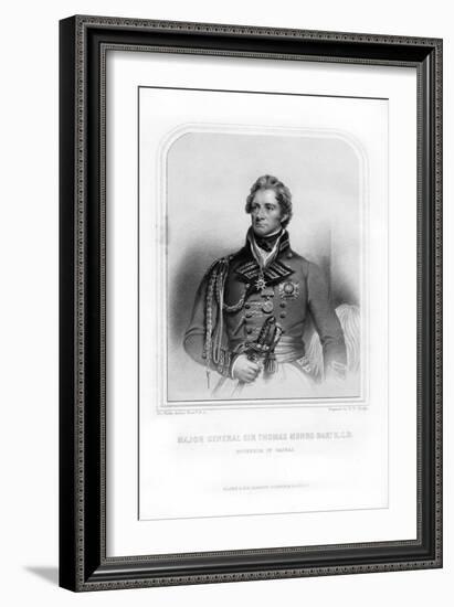 Sir Thomas Munro, Scottish Soldier and Statesman-TW Knight-Framed Giclee Print