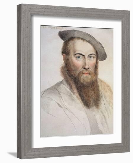 Sir Thomas Wyatt-Hans Holbein the Younger-Framed Giclee Print