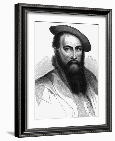 Sir Thomas Wyatt --Hans Holbein the Younger-Framed Giclee Print