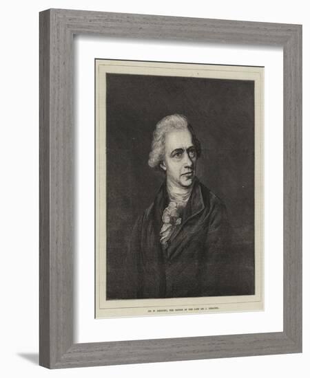 Sir W Herschel, the Father of the Late Sir J Herschel-null-Framed Giclee Print