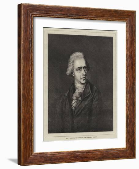 Sir W Herschel, the Father of the Late Sir J Herschel-null-Framed Giclee Print