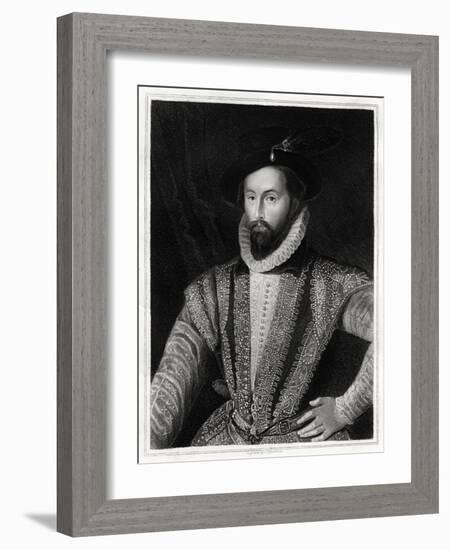 Sir Walter Raleigh, 1860-J Posselwhite-Framed Giclee Print