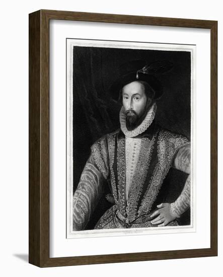 Sir Walter Raleigh, 1860-J Posselwhite-Framed Giclee Print
