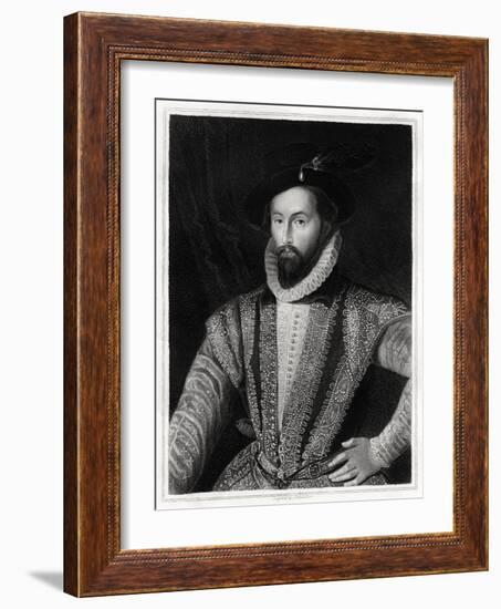 Sir Walter Raleigh, 1860-J Posselwhite-Framed Giclee Print