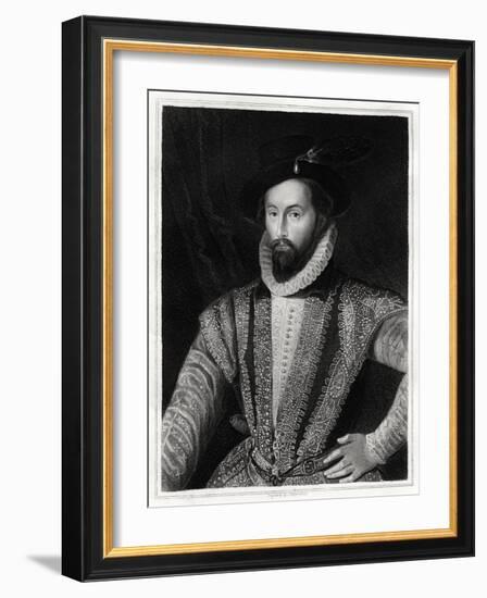 Sir Walter Raleigh, 1860-J Posselwhite-Framed Giclee Print