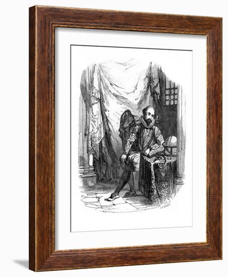 Sir Walter Raleigh in the Tower of London, 1603-1616-J Jackson-Framed Giclee Print