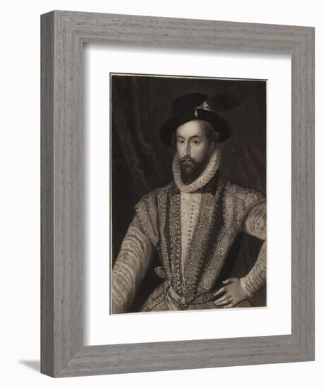 Sir Walter Raleigh-null-Framed Giclee Print