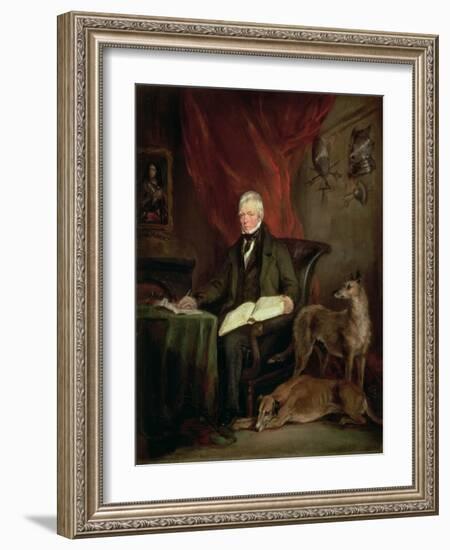 Sir Walter Scott (1771-1832), 1831-Sir Francis Grant-Framed Giclee Print