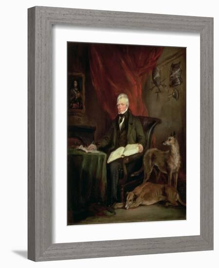 Sir Walter Scott (1771-1832), 1831-Sir Francis Grant-Framed Giclee Print