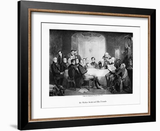 Sir Walter Scott and His Friends, C1849-Thomas Faed-Framed Giclee Print