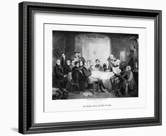 Sir Walter Scott and His Friends, C1849-Thomas Faed-Framed Giclee Print