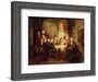 Sir Walter Scott and His Literary Friends at Abbotsford-Thomas Faed-Framed Giclee Print