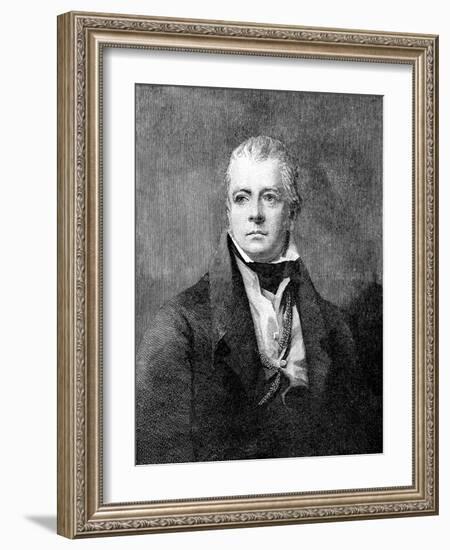 Sir Walter Scott portrait-Henry Raeburn-Framed Giclee Print