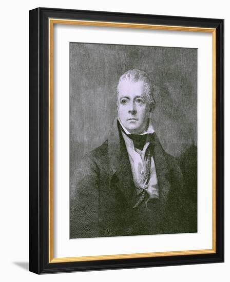 Sir Walter Scott portrait-Henry Raeburn-Framed Giclee Print