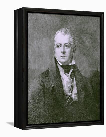 Sir Walter Scott portrait-Henry Raeburn-Framed Premier Image Canvas