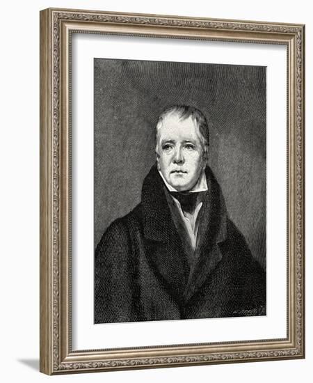 Sir Walter Scott portrait-Henry Raeburn-Framed Giclee Print