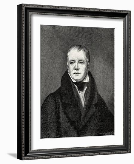 Sir Walter Scott portrait-Henry Raeburn-Framed Giclee Print