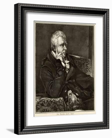 Sir Walter Scott-null-Framed Art Print