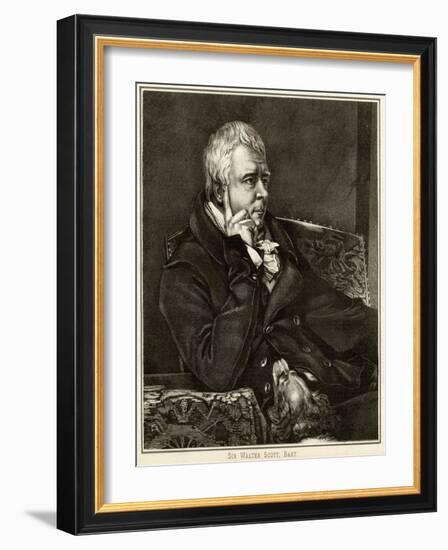 Sir Walter Scott-null-Framed Art Print