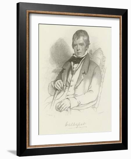 Sir Walter Scott-Charles Robert Leslie-Framed Giclee Print