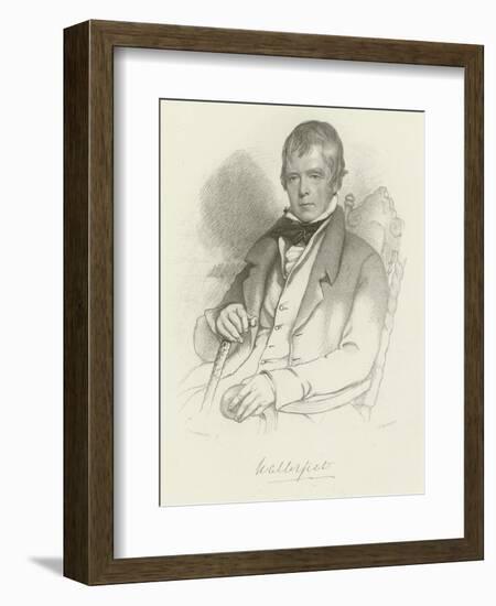 Sir Walter Scott-Charles Robert Leslie-Framed Giclee Print