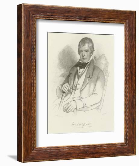 Sir Walter Scott-Charles Robert Leslie-Framed Giclee Print