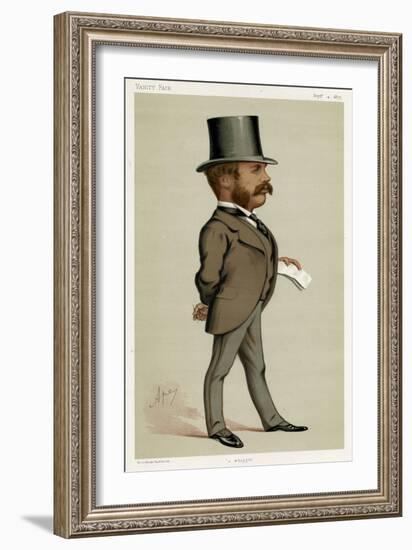 Sir William Hart Dyke MP, Vanity Fair-Carlo Pellegrini-Framed Art Print